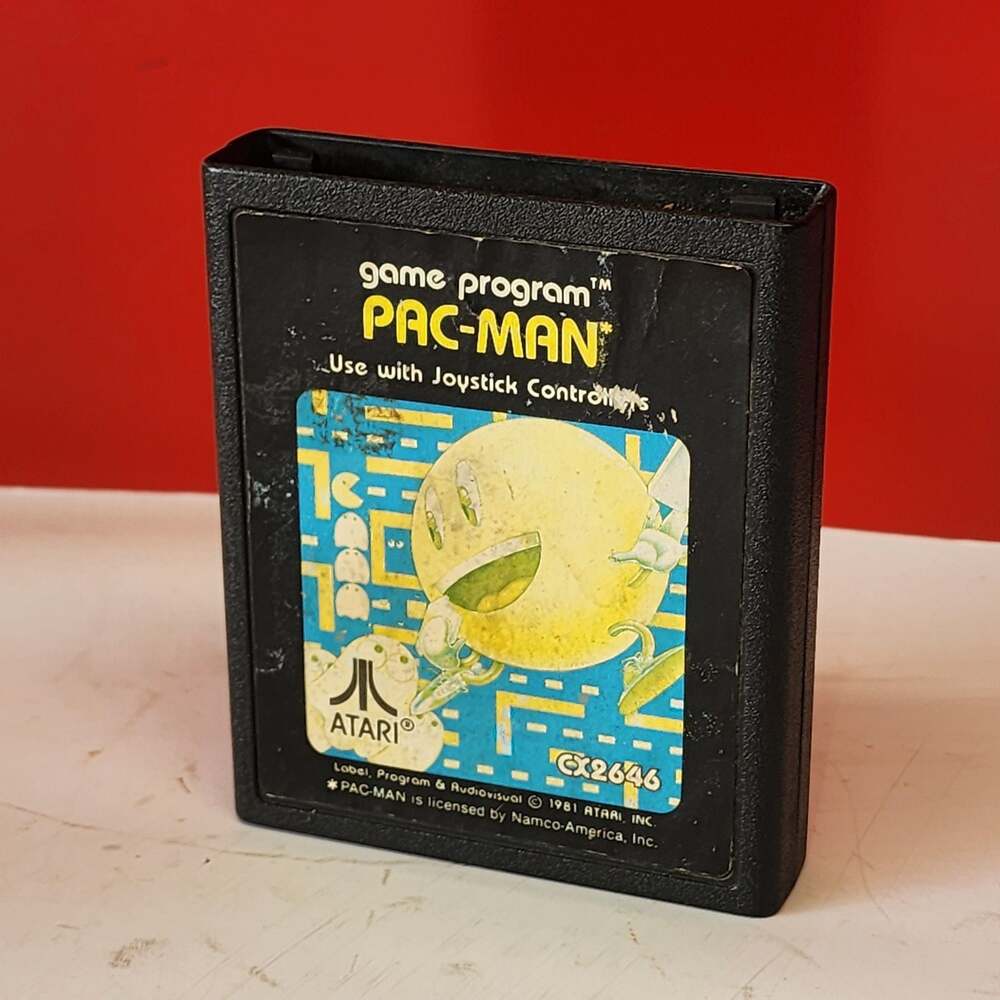 Atari 2600 Pac-Man Video Game Cartridge CX2646 1981
